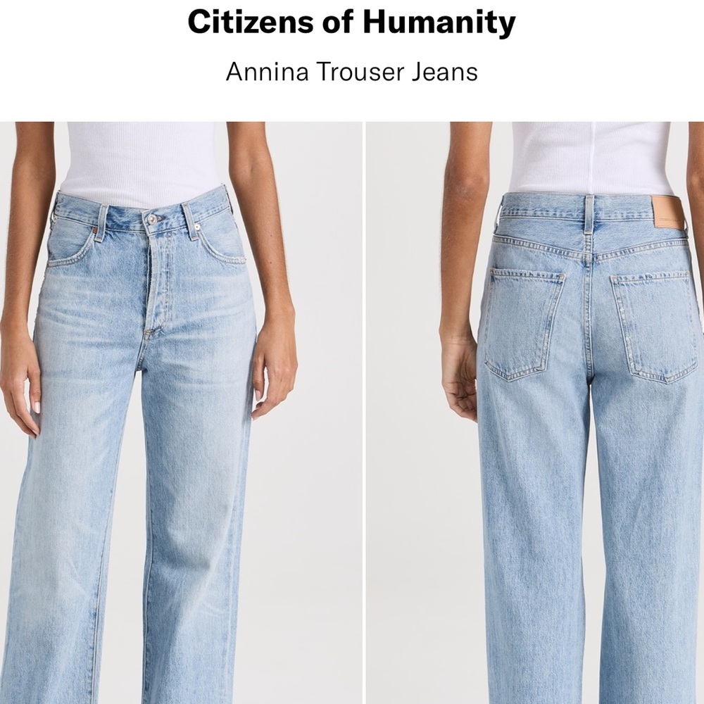 Citizens of Humanity Annina Jeans 
Size 32
High waisted straight leg